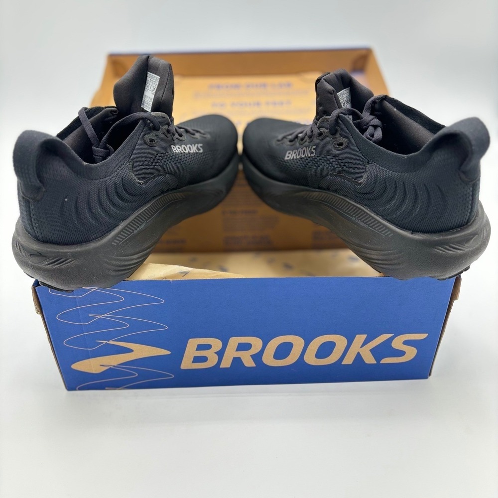 Brooks Adrenaline GTS 25 New Mens 11 Run-Walk Shoes "D" Width Triple Black - Picture 6 of 7